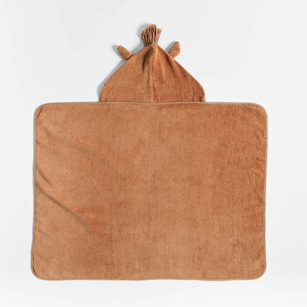 Crate & Barrel Fox Hooded Baby Towel